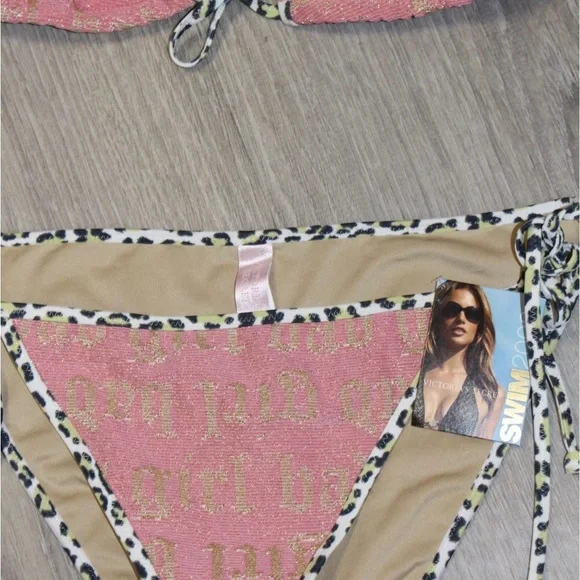 Y2K Deadstock Victoria's Secret Animal
Print bikini set "bad girl" 2008 - Picture 5 of 5